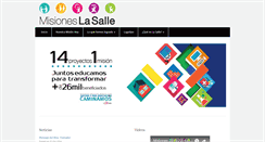 Desktop Screenshot of misioneslasalle.com